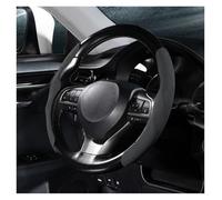 Non Slip Steering Wheel Cover 2pcs Car Steering Wheel Covers Universal Suede Looking For Sline TT RS A4 B7 B8 B9 A3 8P 8V 8L A5 A6 C6 C5 C7 4F A1 A7 A8(2Pc-black)