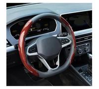 Non Slip Steering Wheel Cover 2PCS Carbon Fiber Car Steering Wheel Cover Non-slip Sleeves For Kia For Ceed For Sportage For Picanto For Cerato For Soul For Rio 3 4 5 2021 2020(2pc-red)