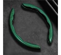 Non Slip Steering Wheel Cover 2PCS Carbon Fiber Car Steering Wheel Cover Non-slip Sleeves For Kia For Ceed For Sportage For Picanto For Cerato For Soul For Rio 3 4 5 2021 2020(2pc-green)