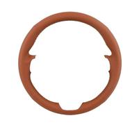 Non Slip Steering Wheel Cover DIY Car Steering Wheel Cover Fit For Toyota For Yaris For Verso For Vitz For Probox For Sienta For Succeed Microfiber Leather Auto Grip Cover(ORANGE)
