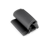 Non-Slip Steering Wheel Cover For Chevrolet For Captiva 2007-2014 For Silverado For GMC For Sierra 2007-2013 Car Steering Wheel Cover Leather Trim(Black-gray line)