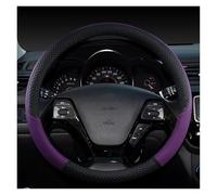 Non-Slip Steering Wheel Cover For Kia For SELTOS For SUV For KX3 2015-2021 Leather Car Steering Wheel Cover Leather Braid The Steering Wheel ProtectiveCover(Purple)