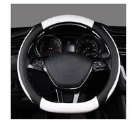 Non-Slip Steering Wheel Cover For VW For Sharan For Passat For Caddy For Touran For Tiguan 2015-2021 D Shape Car Steering Wheel Cover(WHITE)