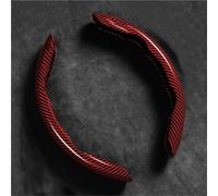 Non Slip Steering Wheel Cover Non-Slip Carbon Fiber Car Steering Cover Wheel Booster Cover For Dacia For Logan For Sandero For Duster For Lodgy For Spring For Jogger Auto Accessories(2pc-red)