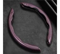 Non Slip Steering Wheel Cover Non-Slip Carbon Fiber Car Steering Cover Wheel Booster Cover For Dacia For Logan For Sandero For Duster For Lodgy For Spring For Jogger Auto Accessories(2pc-pink)