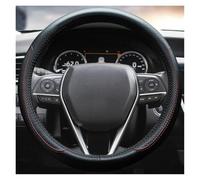 Non Slip Steering Wheel Cover Steering Wheel Cover Brain Shell Car Accessories Leather For Toyota For Avalon For Camry For Corolla For Highlander For CITY RAV4 Interior O Shape(O type red black)