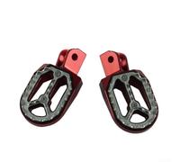 Non-Slip Textured Foot Pegs for Dirt Bike Mud(JT-011 Red)