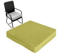 Non-Slip Thick Chair Cushion with Lift Outdoor Seat Pads for Adults & Seniors Office Wheelchair Use Green 60x60x15cm - Comfortable Floor Cushion