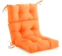Non-Slip Thick High Back Patio Cush Set - Waterproof, Fade-Resint Replacement Cushs for Adirondack, Deck & Wicker Fur - 2PC Indoor/Outdoor Use