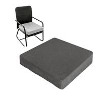 Non-Slip Thick Seat Cushion with Lift Outdoor Office Chair Pad for Seniors Adults & Wheelchairs Warm Gray 60x60x15cm - Comfortable Support for Home & Office