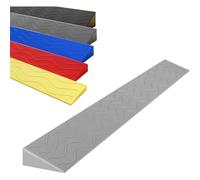 Non-Slip Threshold Ramp, Portable Wheelchair Ramp for Indoor Use, Durable Step Mat for Doorways and Curbs, Cuttable Design
