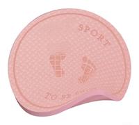 Non-Slip TPE Exercise Mat 58cm Dual Grip for surface Non-Slip(Pink 【58 * 58】6mm)