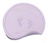 Non-Slip TPE Exercise Mat 58cm Dual Grip for surface Non-Slip(Purple 【58 * 58】6mm)