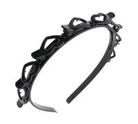 Non-slip Twisted Blade Headband, Wave Hair Comb Headband | Vista Non-Slip Hairpin Comb - Teeth Comb Hair Hoop Headband with Clip for Adult, Men, Women, Girls