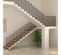 Non-Slip U-Shaped Stair Spindle Hand Rails - Safety Banister for Stairway Support Durable Guardrail for Secure Climbing and Descending Easy Installation