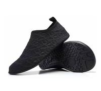 Non-Slip Unisex Outdoor Beach Swimming Shoes - Lightweight, Quick-Dry Water Shoes for Swimming, Surfing, Boating, Fishing & Creek Adventures - Letter Black, UK 5.5