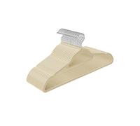 Non-Slip Velvet Hangers, Beige / 20