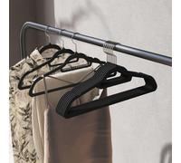 Non-Slip Velvet Hangers, Black / 20