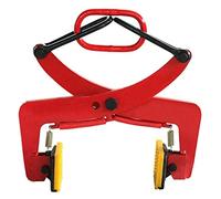 Non-Slip Vertical Lifting Clamp with Adjustable Jaw Opening and Thickened Plate, Enhanced with Non-Slip Rubber Mat for Secure Handling of Stone and Slate