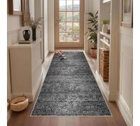 Non-Slip Vintage Runner Rug 40 x 60 cm Washable Kitchen & Hallway Mat Bathroom & Bedroom Carpet Long Corridor Carpet for Indoor Entrance
