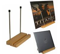 Non-Slip Vinyl Record Storage Holder,Album Display Stand Record Organizer, Phone holder, tablet holder - Display Your Singles and LPs in This Modern Portable Rack Unit