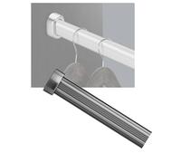 Non-slip Wardrobe Hanging Rod, Thick Aluminum Alloy Horizontal Bar for Clothes and Accessories Organization, 130cm Length