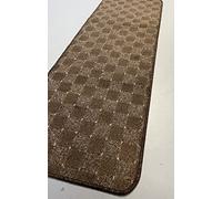 Non Slip Washable Kitchen Utility Caravan Runner/Rug Browns