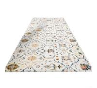 Non slip waterproof kitchen floor mat designed for safety and comfort, featuring cushioned support to reduce fatigue during use (White)