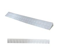 Non-slip Wheelchair Ramp for Thresholds, 1 to 11cm Height, Accessible Rise Channel Mat for Scooters and Robots,