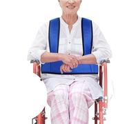 Non-Slip Wheelchair Safety Seat Belt Adjustable Shoulder Fix Comfortable for Elderly Patients Brace Support Vest for Seniors Elderly, Patients