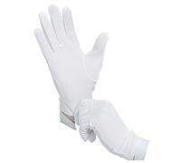 Non Slip White Gloves Dots Parade Marching Tape Label Gloves Formal Event Jewelry Men Women Plain