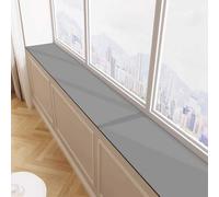 Non-Slip Window Sill Cushions - Gray Protective Mats for Kitchen Bathroom & Entryway 30x160cm Easy to Clean Stylish for Home Safety & Comfort