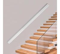 Non-Slip Wooden Staircase Handrail 1-14ft Adjustable Wall-Mounted Grab Bar for Elderly Safety Ideal for Home Garden Corridor Lofts Kindergarten Decking Railings (6.2ft)