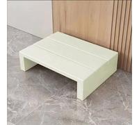 Non-Slip Wooden Step Stool with Rubber Pad, Heavy-Duty Load-Bearing, Ideal for Elderly, Perfect for Bathroom, Kitchen, Bedside - 40x30x15cm
