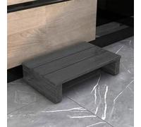 Non-Slip Wooden Step Stool with Rubber Pad Strong Load-Bearing Solid Wood Design Perfect for Elderly Use in Bathroom Kitchen Bedside - 40x30x11cm