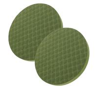Non Slip Yoga Kneeling Cushion Pair EVA Green for Indoor Exercise | Waterproof Eva, Easy Storage, Reducing Discomfort, Lightweight Pad for Knees and Elbows, Green