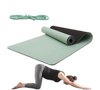 Non-Slip Yoga Mat | with Carrying Strap and Thick | Gym Workout Mat - Use for Barefoot Workouts in the Studio Home Indoor Outdoor Travel Men Donn