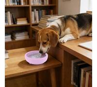 Non-spill Bowl Lick Bowl For For Anxiety Slow Feeding & Training Strong Suction Base Secure Attachment To Tiles & Glass Reduces Stress & Digestion (Purple, One Size)