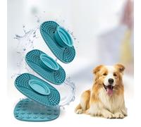 Non-spill Bowl Slow Feeder Mat For Dog Silicon Bowl With Suction Cups Include A Collapsible Dog For Dry Wet Food Slow Feeding Mat Lick Pad Anxiety Boredom Reducer (Purple, One Size)