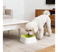 Non-spill Bowl Spill Floating Bowl For Cats And Small White Drinking No Tip (Green, One Size)