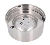 Non Spill Dog Water Bowl, 3L Stainless Steel Splash Proof Floating Water Bowls Pet Fountain Drinking No Mess Dispenser Slow Feeding for Medium to Large Messy Drinkers