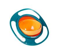 Non Spill Feeding Toddler Gyro Bowl, 360 Degrees Gyro Bowl, Unspillable Snack Toddler Bowl, Anti Spill Bowl,Magic Bowl for Babies Kids, Toddler Mess Snack Bowls with Lid