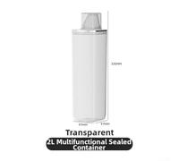 Non-Spill Laundry Liquid Container with Air-Controlled Flow System That Returns Excess Back Into the Bottle After Each Use (2L)