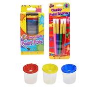 Non Spill Paint Pots + Brushes