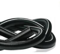 Non-Split Corrugated Wire Tube Cable Protection Pipe Flexible Car Conduit/Trunking (2 Meters, Inner Ø8.5mm)
