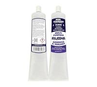 Non-Staining Clear Silicone Adhesive and Sealant 80ml - Perfect for all Silicone Applications