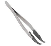 Non Static Tweezers Magnetic Proof Stainless Steel Accurate with Replaceable Elbow Pointed Tip for Semiconductor Process