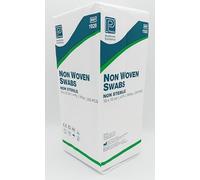 Non-Sterile Gauze Swabs | 4-Ply | Soft Non-Woven Material | Pack of 200 | Highly Absorbent First Aid Supplies for Wound Care, Cleaning, and Dressing (10cm x 10cm (Pack of 200))