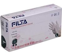 Non Sterile Hygenic Disposable Clear Vinyl Gloves - Powder Free Latex Free 100pcs (Large)