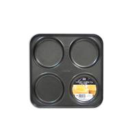 Non-Stick 4 Cup Yorkshire Pudding Tray Perfect for Sunday Roasts 23 x 23cm from Royle Home